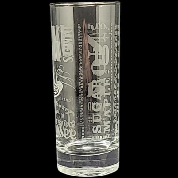 JACK DANIELS ETCHED OLD NO.7 BRAND TENNESSEE WHISKEY HIGHBALL GLASS SILV… - Picture 2 of 10